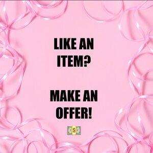 Will consider all offers!